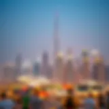 Dubai's Iconic Skyline Breathtaking skyline of Dubai with modern architecture