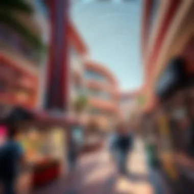 Luxurious mall showcasing contemporary retail experiences