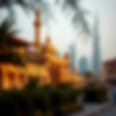 Cultural landmarks reflecting the heritage within Dubai International City