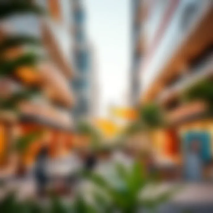 Vibrant community spaces within Dubai Silicon Oasis