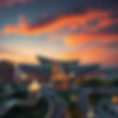 Emaar Opera Grand at Dusk Stunning view of Emaar Opera Grand at sunset