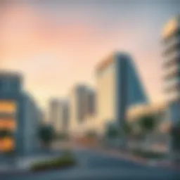 A stunning view of Al Furjan showcasing its modern architecture