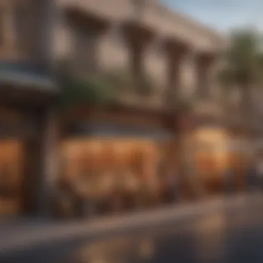 Local amenities and shops that reflect the lifestyle in Al Mina Al Arabi