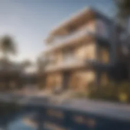 Stunning view of Anchorage Residences showcasing architectural elegance