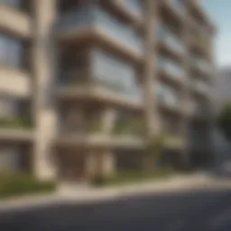 Modern apartment building near Bin Shabib Mall