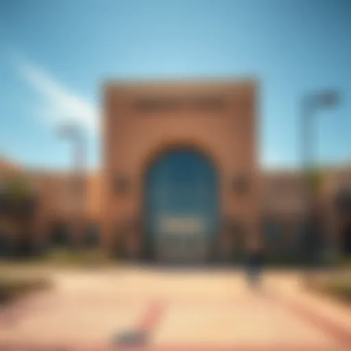 Architectural Elegance of the Community Center Exterior view of Arabian Ranches Community Center showcasing its architectural elegance