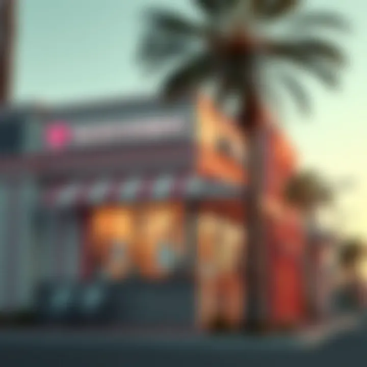 Exterior view of Baskin Robbins in Silicon Oasis