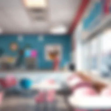 Interior ambiance showcasing unique decor