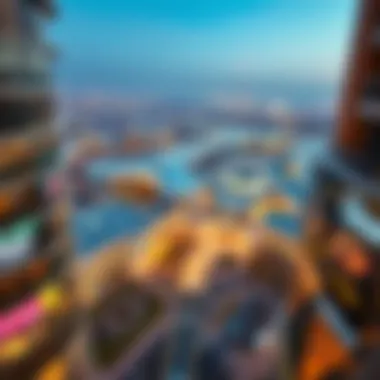 Aerial view of Dubai Duty Free Umm Ramool showcasing the modern architecture