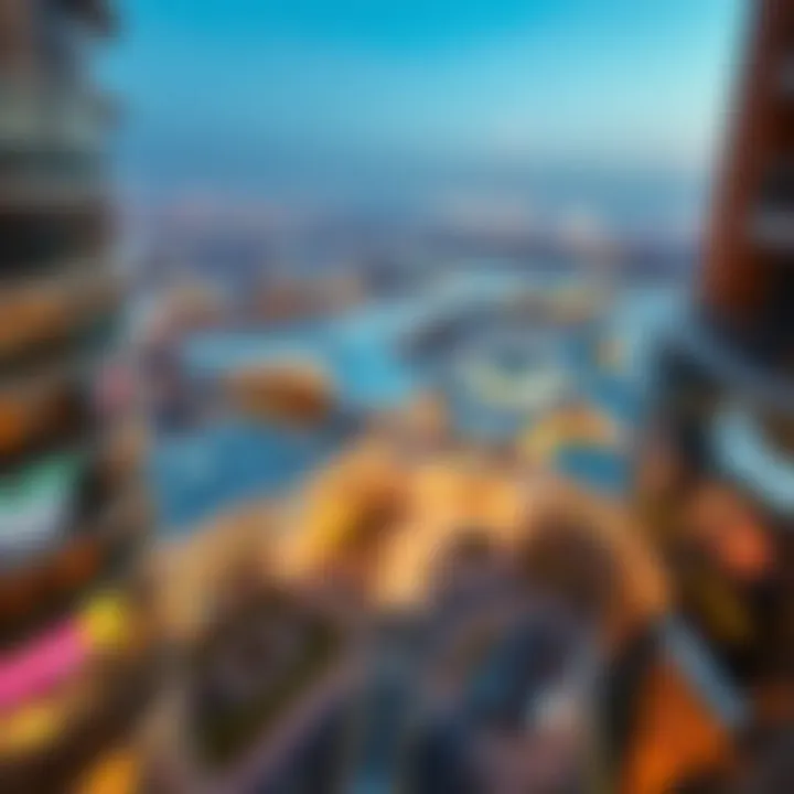 Aerial view of Dubai Duty Free Umm Ramool showcasing the modern architecture