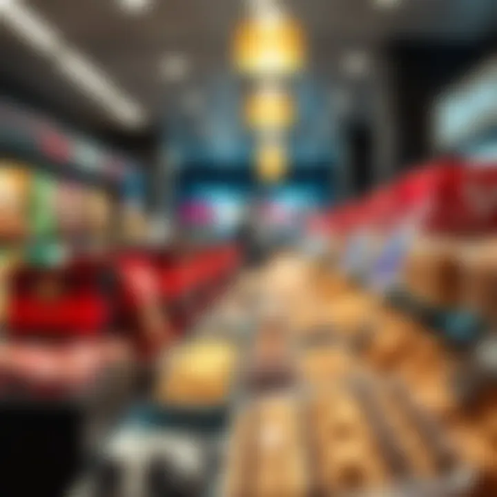 Exquisite chocolates and gourmet snacks featured in the store