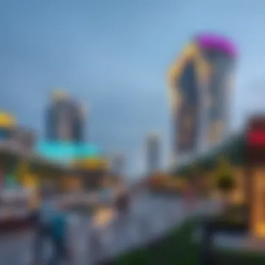 Innovative architecture of technology hubs within the park