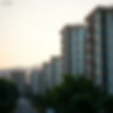 A picturesque view of residential buildings in Geant Remraam against a clear sky