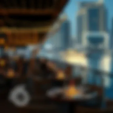 Luxurious dining experience at a waterfront restaurant in JBR