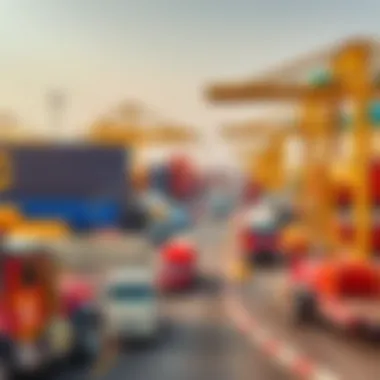 Logistics Hub: Trade Activities at Jebel Ali Free Zone Logistics and trade activities at Jebel Ali Free Zone