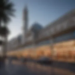 Exterior view of Madina Mart showcasing its modern architecture