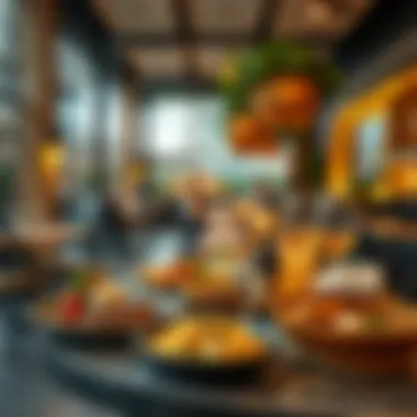 Diverse Culinary Experiences in Medcare Town Square Diverse dining options with beautifully presented dishes