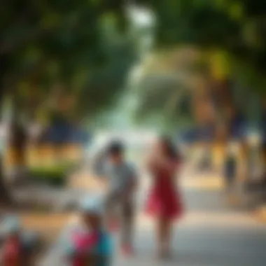 Family Recreation in Mushrif Park A family enjoying recreational activities in Mushrif Park