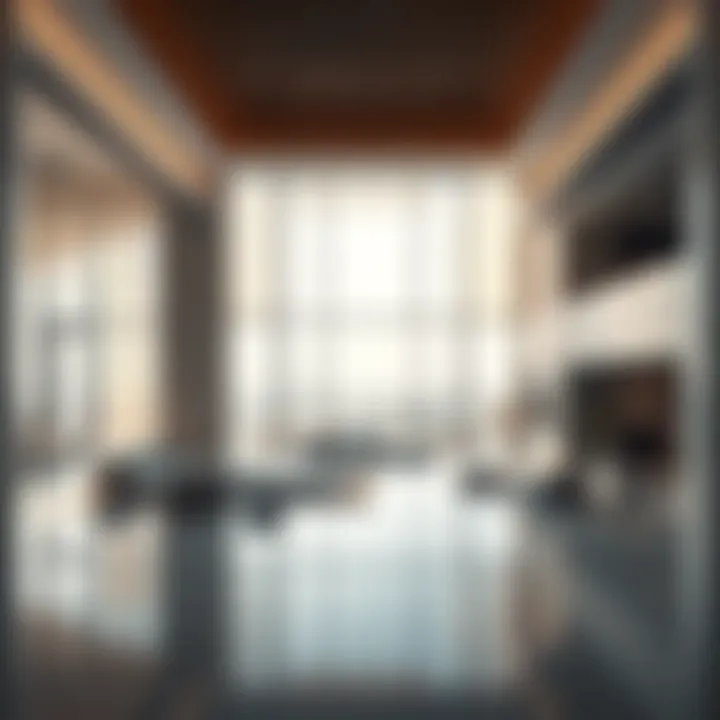 Innovative Interior Spaces Interior view highlighting the spacious and innovative layout of the Noorm Al Safa Building