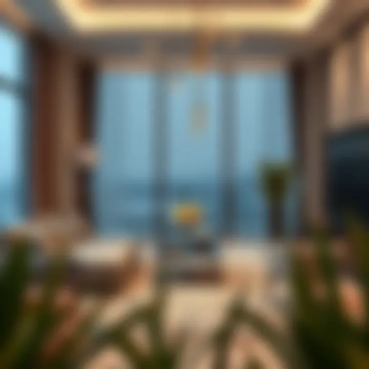 Luxurious interior of a living space in Rose Residence emphasizing comfort and style