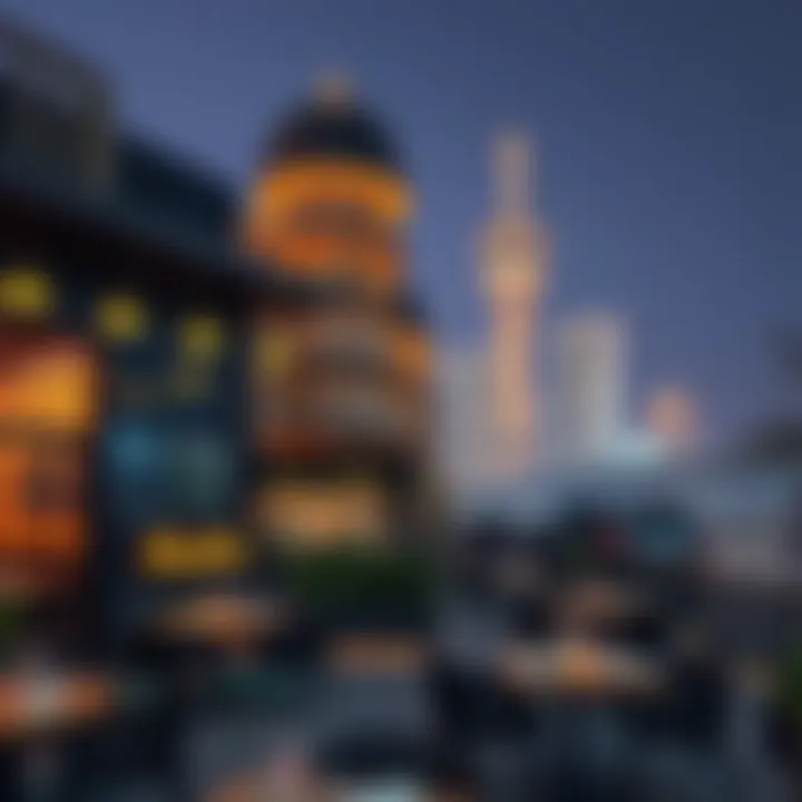 Local attractions and dining options in Rove Jafiliya