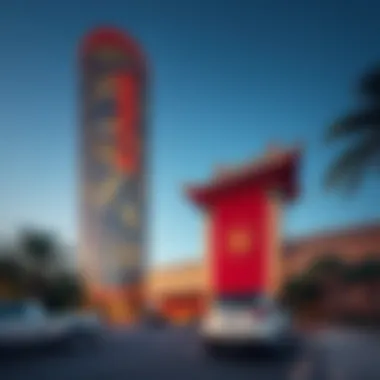 Exterior of the China Center, symbolizing cultural exchange