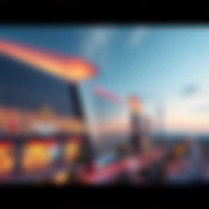 Aerial view of Sport City Mall showcasing its architectural splendor