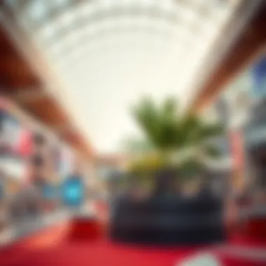 Activities and entertainment areas designed for visitor engagement