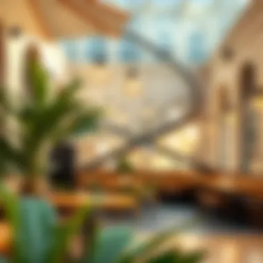 A cozy café in Al Quoz with a unique interior design