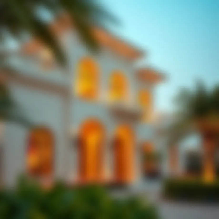 Luxurious villa in a serene Dubai neighborhood