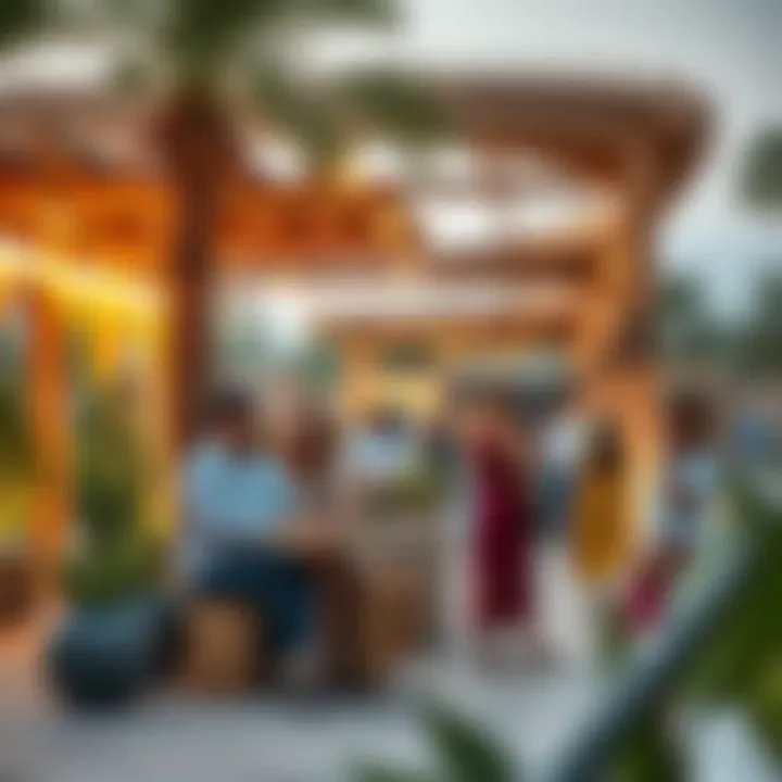 A picturesque outdoor setting at the Furjan Pavilion for gatherings and socializing