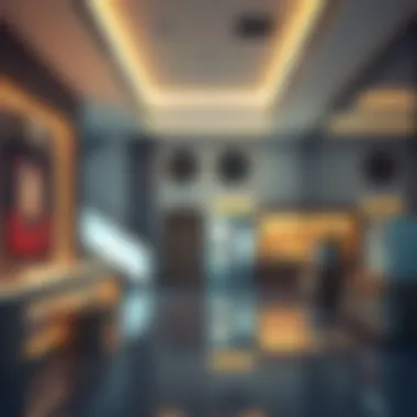 Interior amenities of the JLT building illustrating modern facilities