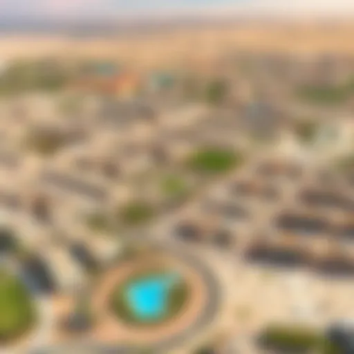 Aerial view of Arabian Ranches showcasing residential layout