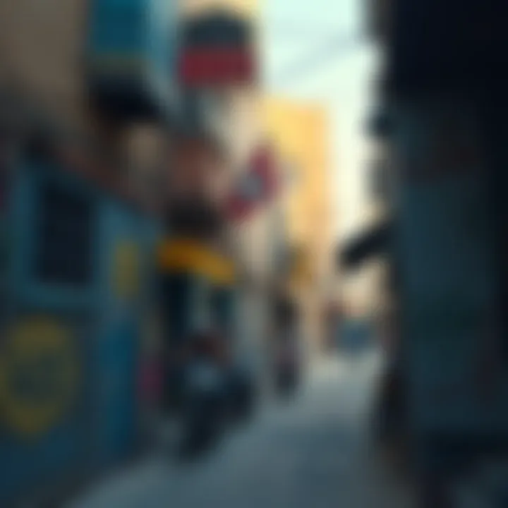 Vibrant street art reflecting Ramool's culture