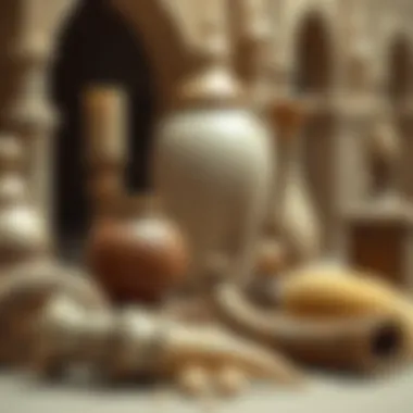 Cultural artifacts representing the history of Wasl Ivory