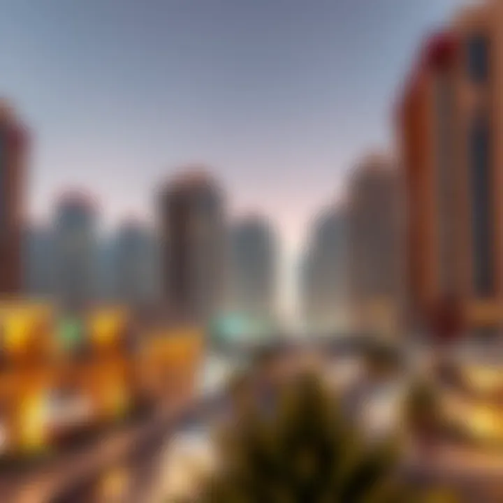 Modern urban development surrounding Wasl Ivory