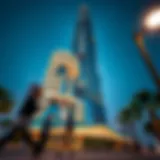 The stunning exterior of the Sky Tower showcasing its modern architectural design