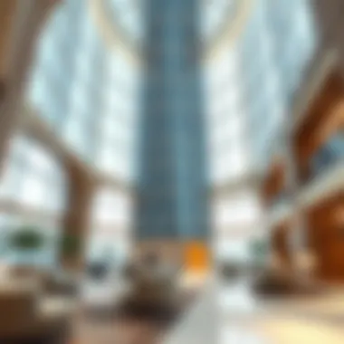 Sky Tower Interior Luxury Interior design of the Sky Tower highlighting its luxurious amenities