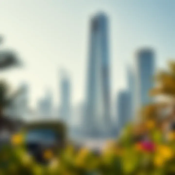 Future vision of World Trade Center Dubai with proposed developments