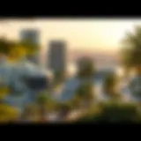 Scenic view of Ras Al Khor with urban and natural elements