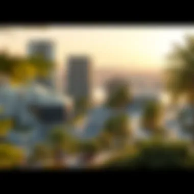 Scenic view of Ras Al Khor with urban and natural elements