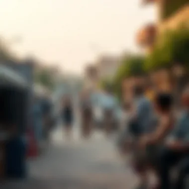 The vibrant community life in Wasl Village with local events