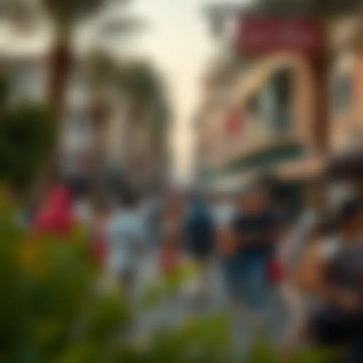 A vibrant community event happening in Friends Avenue