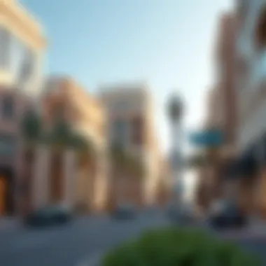 A scenic view of Friends Avenue showcasing its architectural beauty