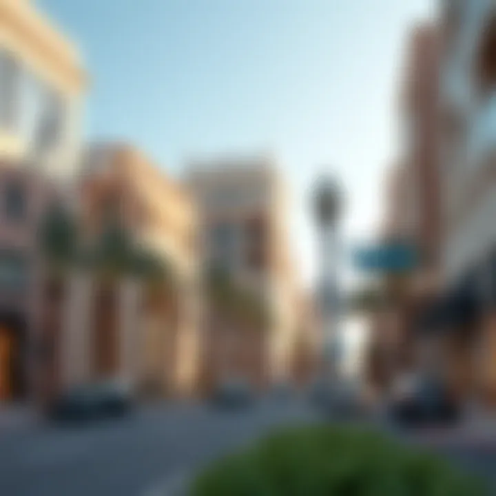 A scenic view of Friends Avenue showcasing its architectural beauty