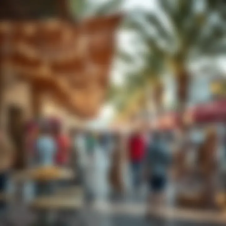 Community gathering showcasing lifestyle in Southern Dubai
