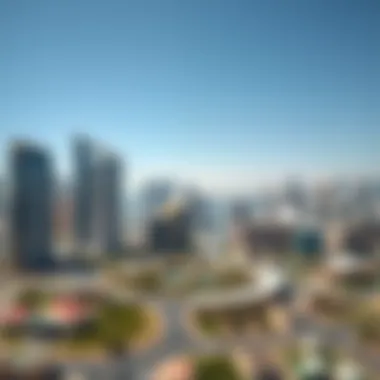 Stunning skyline of Southern Dubai showcasing modern architecture