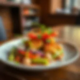 A vibrant dish showcasing organic ingredients