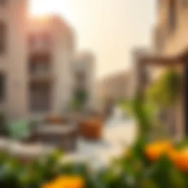 The vibrant community spaces within Hala Residence, highlighting social engagement.