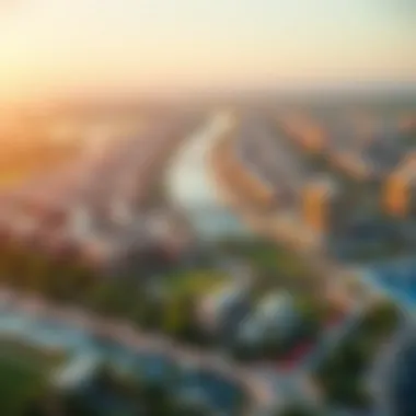 Strategic Location Map of Jumeirah Golf Estate Map highlighting Jumeirah Golf Estate's proximity to key landmarks and transport routes